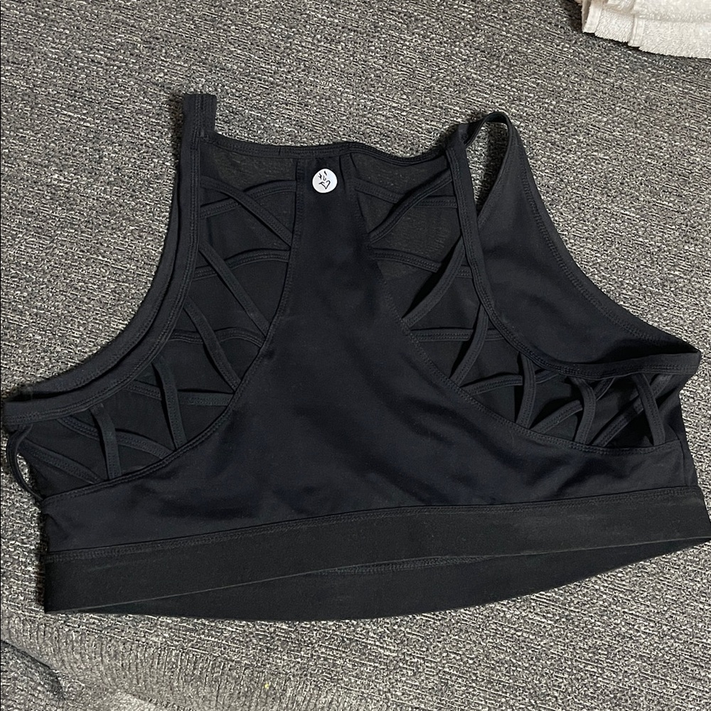 Black Women's Sports Bra